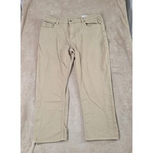 The Perfect Jean TPJ Athletic Fit Pants Men's Size 40x30 Stretch Beige Khaki